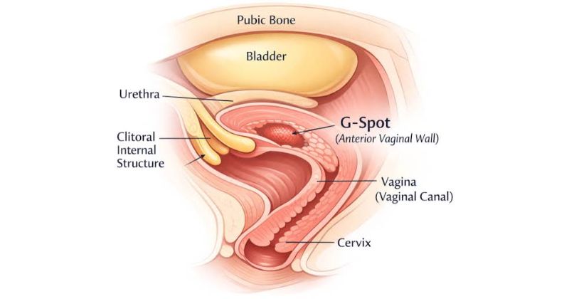 Điểm G của phụ nữ nằm ở đâu trong cơ thể